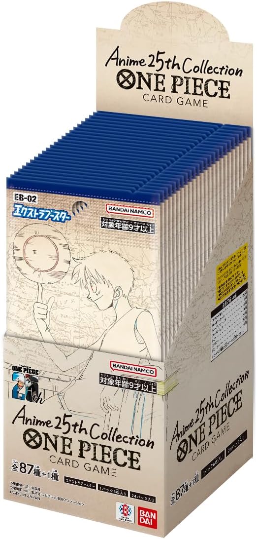 ONE PIECE Card Game EXTRA Anime 25th EB-02 Booster Box SEALED Japanese