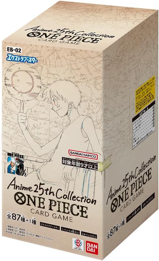 ONE PIECE Card Game EXTRA Anime 25th EB-02 Booster Box SEALED Japanese