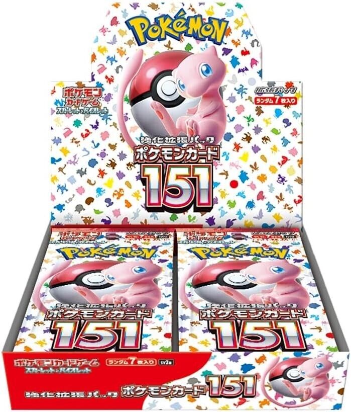 Pokemon Card Scarlet & Violet Pokemon Card 151 Booster Box Japanese (Unsealed or Damaged)