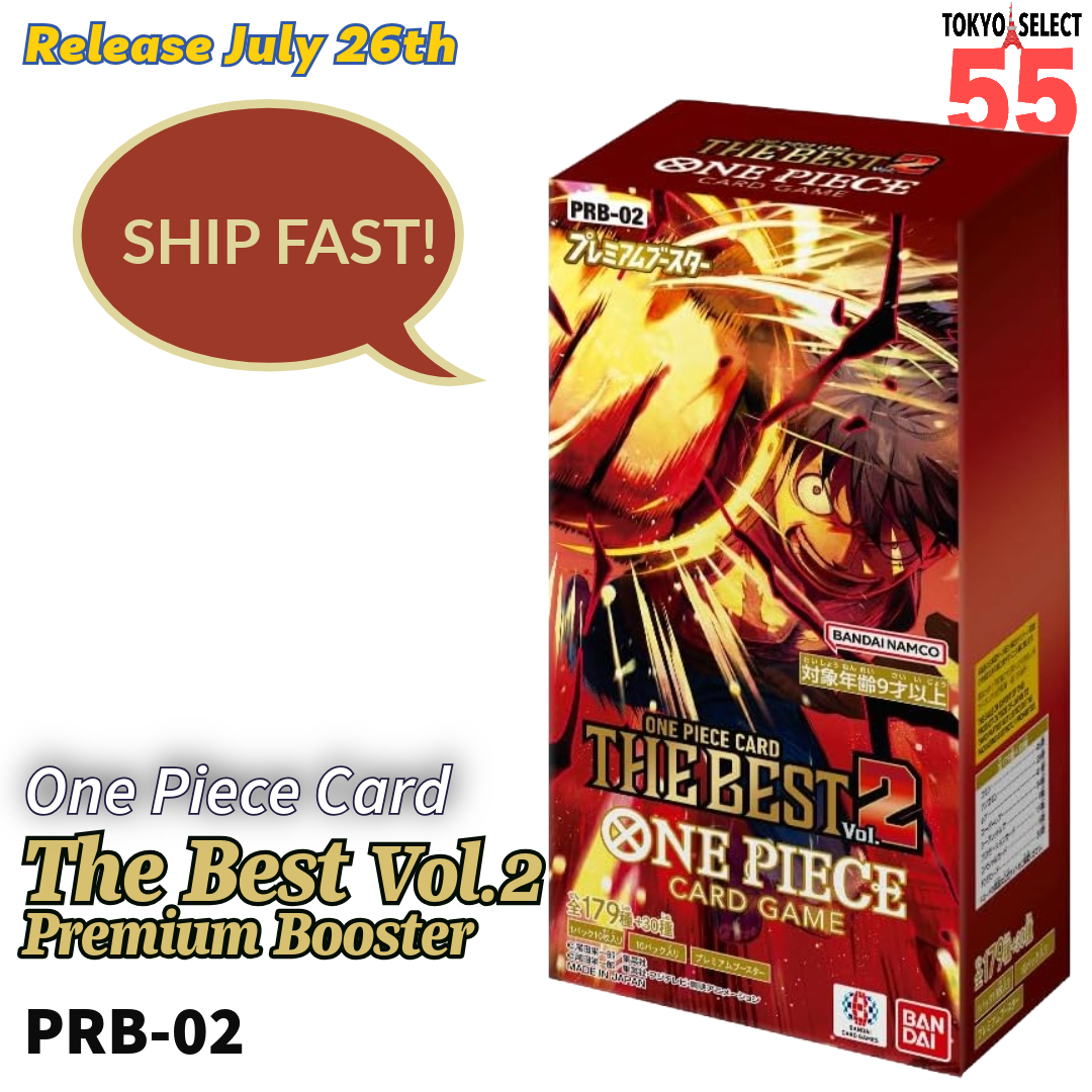 ONE PIECE Card Game THE BEST Vol.2 PRB-02 Premium Booster Box SEALED Japanese