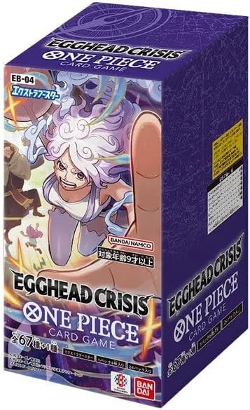 ONE PIECE Card Game Egghead Crisis EB-04 EB04 Booster Box Japanese Tape SEALED