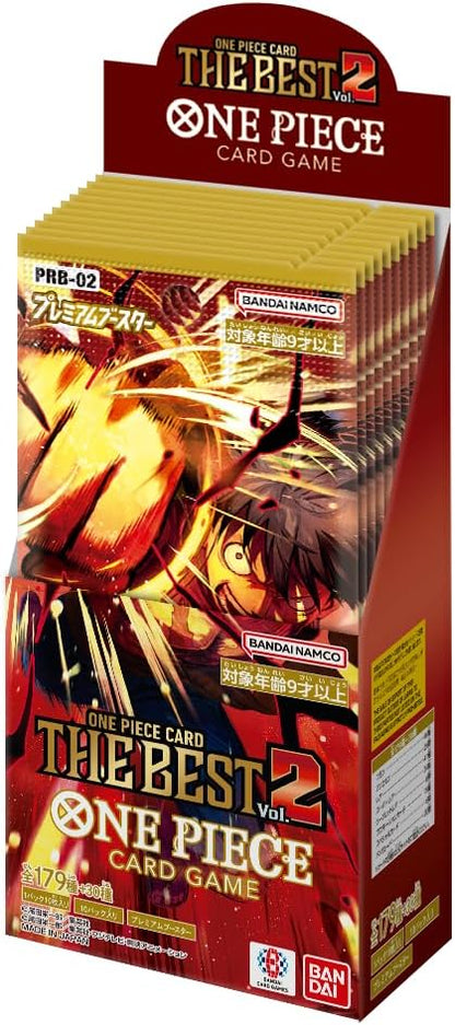 ONE PIECE Card Game THE BEST Vol.2 PRB-02 Premium Booster Box SEALED Japanese