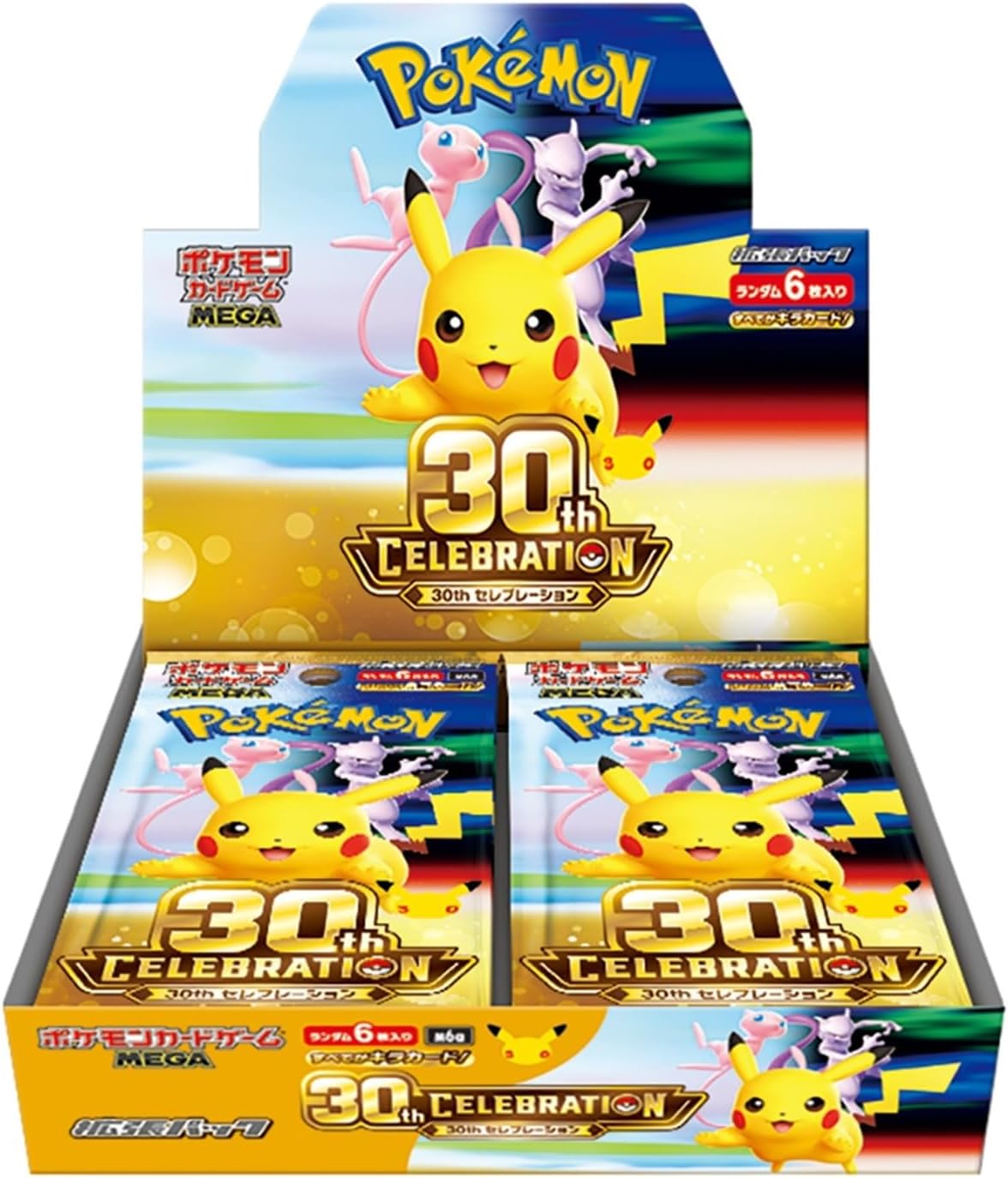 Pokemon Card Game MEGA 30th Celebration Booster Box M6a Japanese Shrink