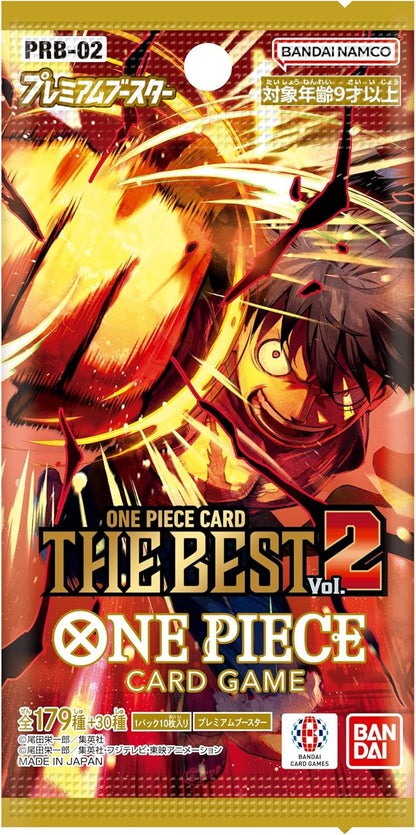 ONE PIECE Card Game THE BEST Vol.2 PRB-02 Premium Booster Box SEALED Japanese