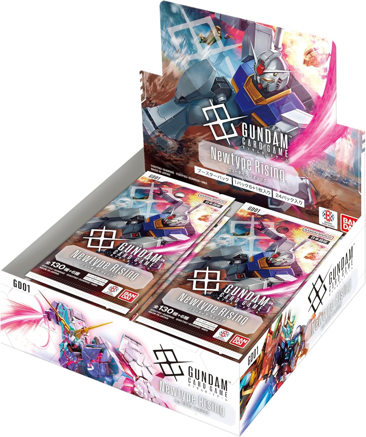 Gundam Card Game Newtype Rising Booster Box GD01 SEALED Japanese