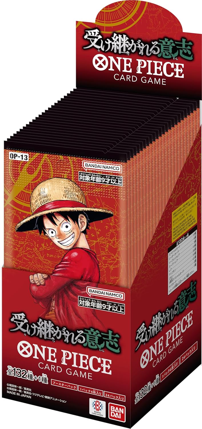 ONE PIECE Card Game Card Carrying on His Will OP-13 Booster Box SEALED Japanese