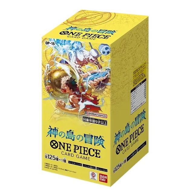 ONE PIECE Adventure on KAMI’s Island OP-15 OP15 Box Japanese Factory Tape SEALED
