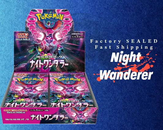 Pokemon Card Game Scarlet & Violet Booster Box Night Wanderer SEALED Japanese