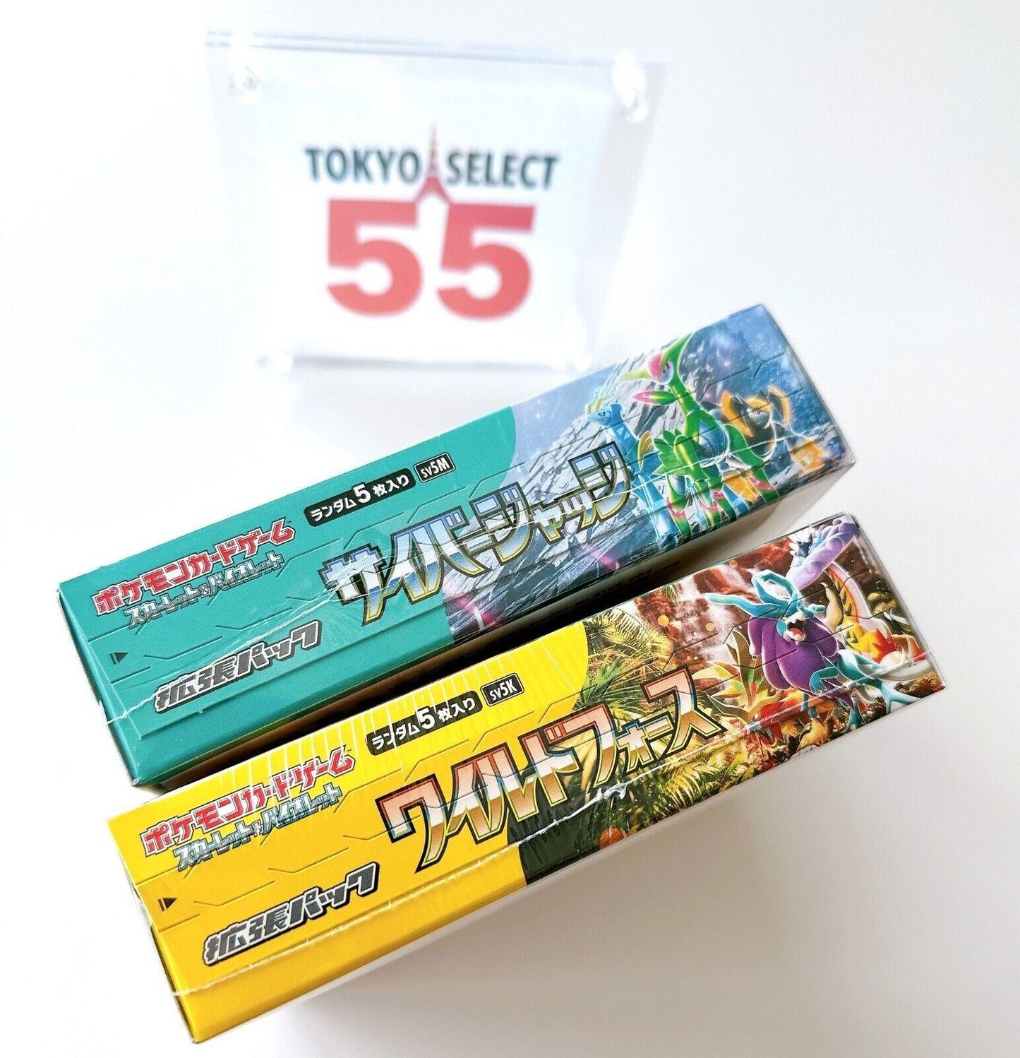 Pokemon Card Game Booster Box Wild Force & Cyber Judge Set of 2 SEALED Japanese