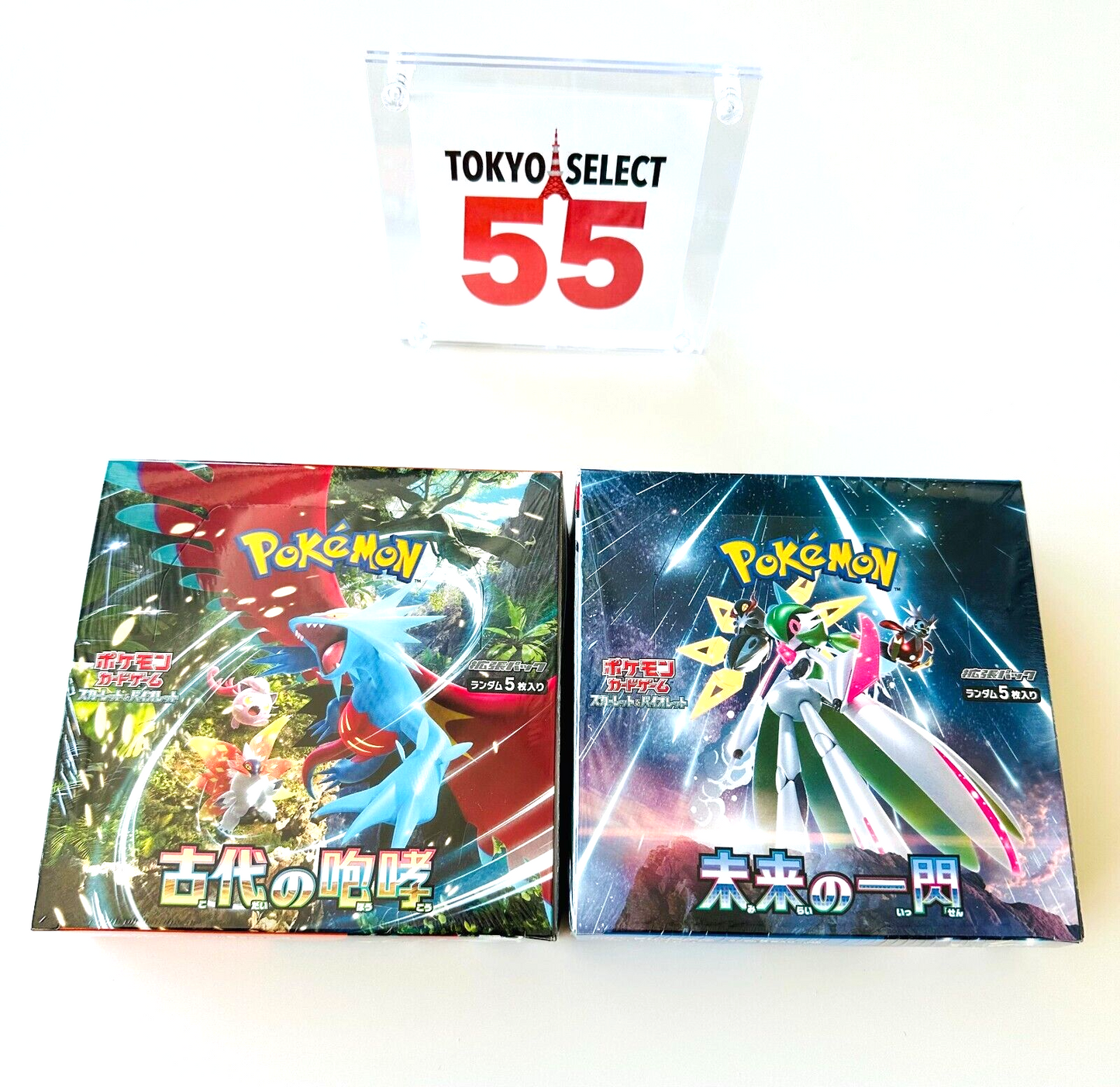 Pokemon Card Game Booster Box Ancient Roar & Future Fusion Set of 2 SEALED Japanese