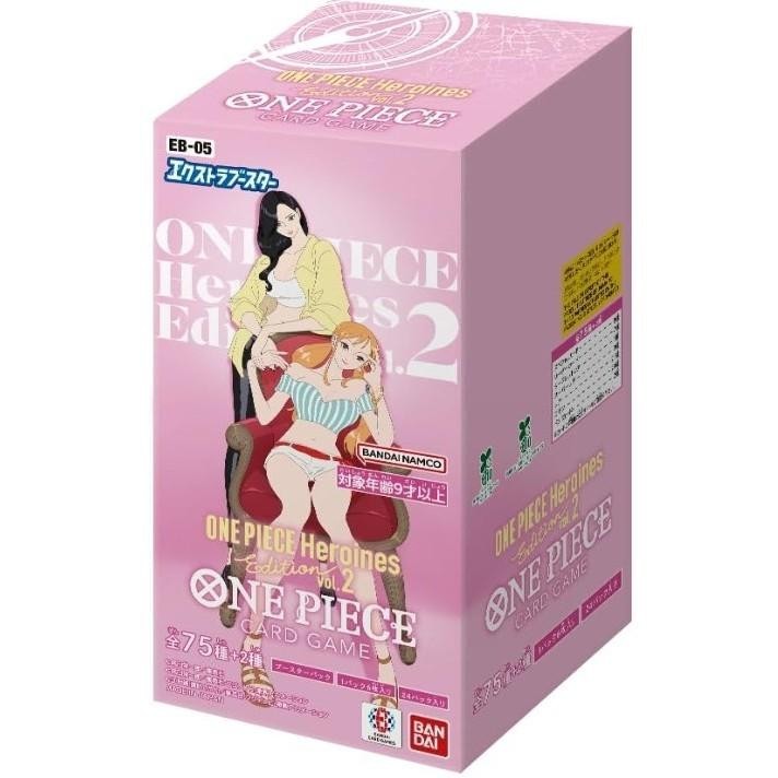 Heroines Edition Vol.2 EB-05 Extra Booster Box Japanese SEALED ONE PIECE PSL