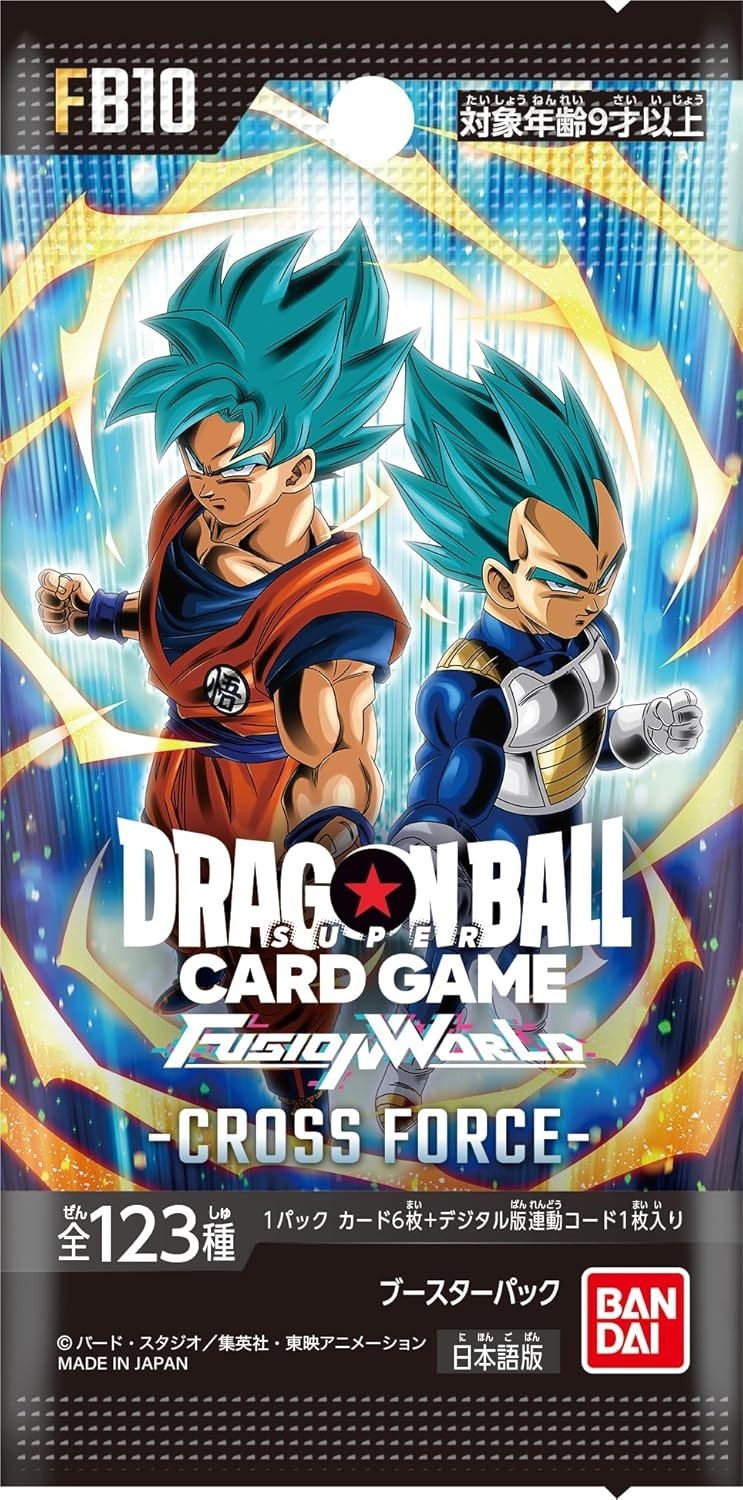 Dragon Ball Super Fusion World CROSS FORCE Booster Box Japanese FB10 PSL